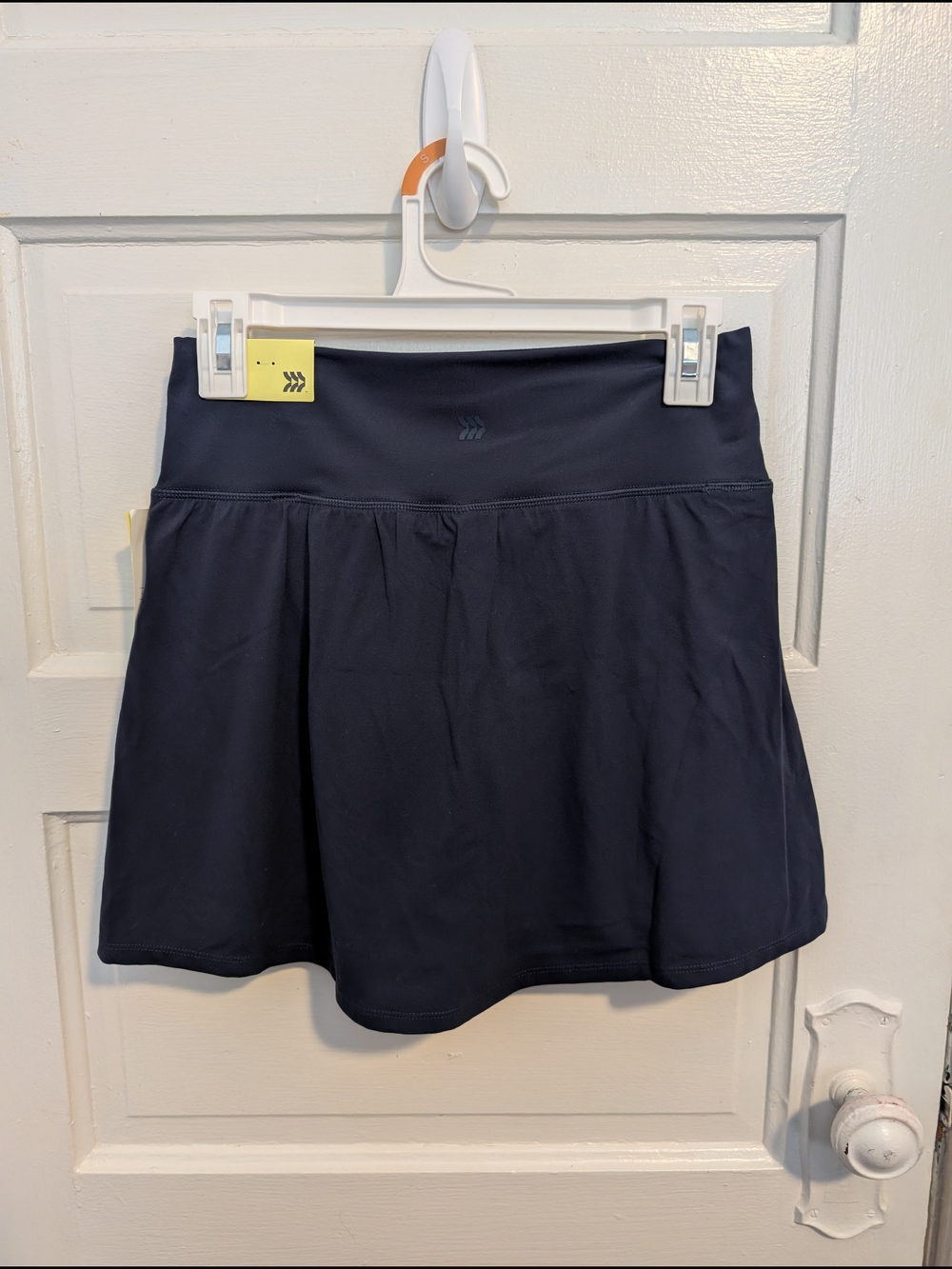 Tennis Prep Athletic Sporty Women's Navy Blue Athletic Skort w/ Side Pockets - Picture 3 of 6